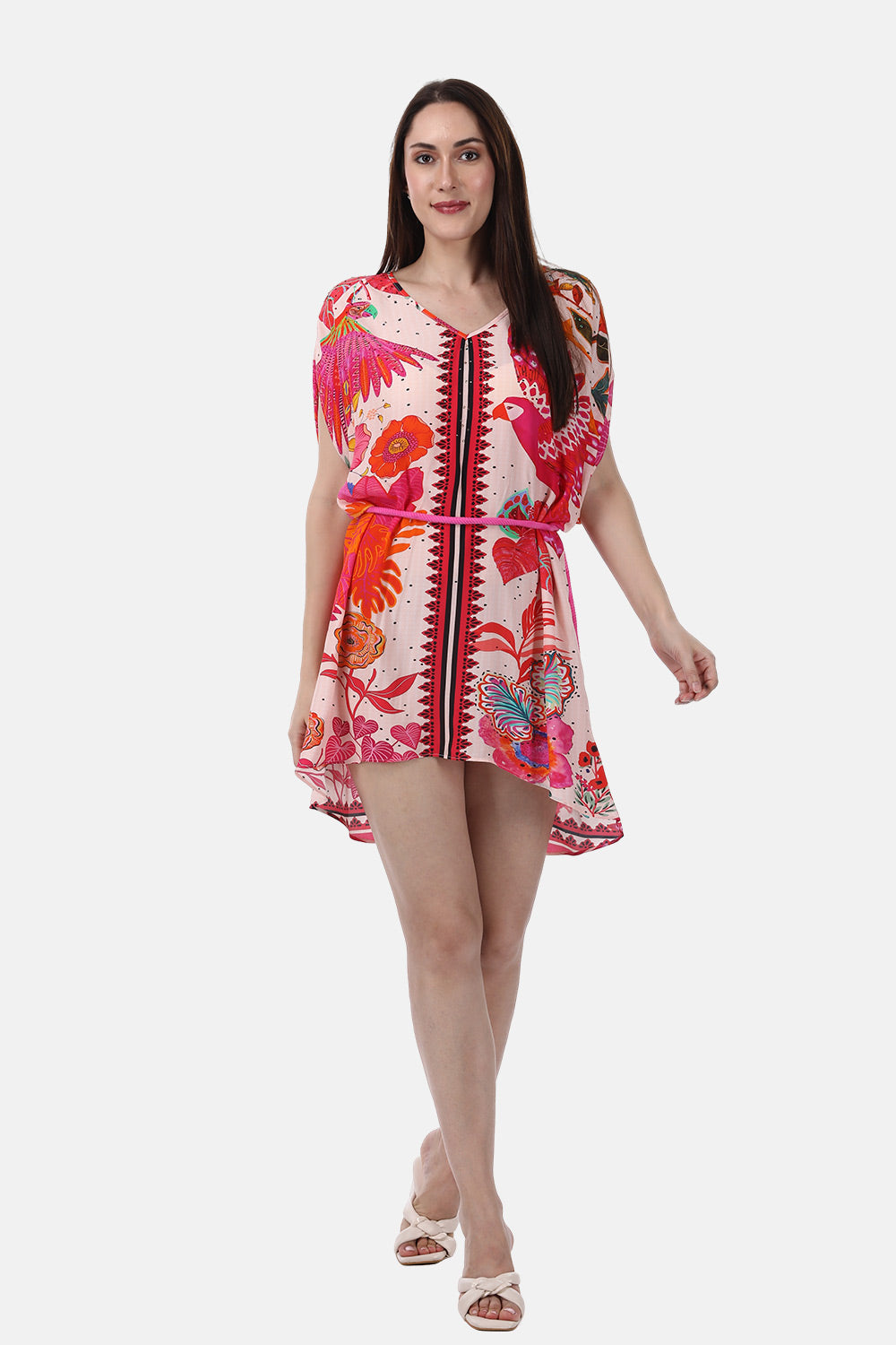 BIRDS OF PARADISE - KAFTAN TUNIC - TheSwankStore