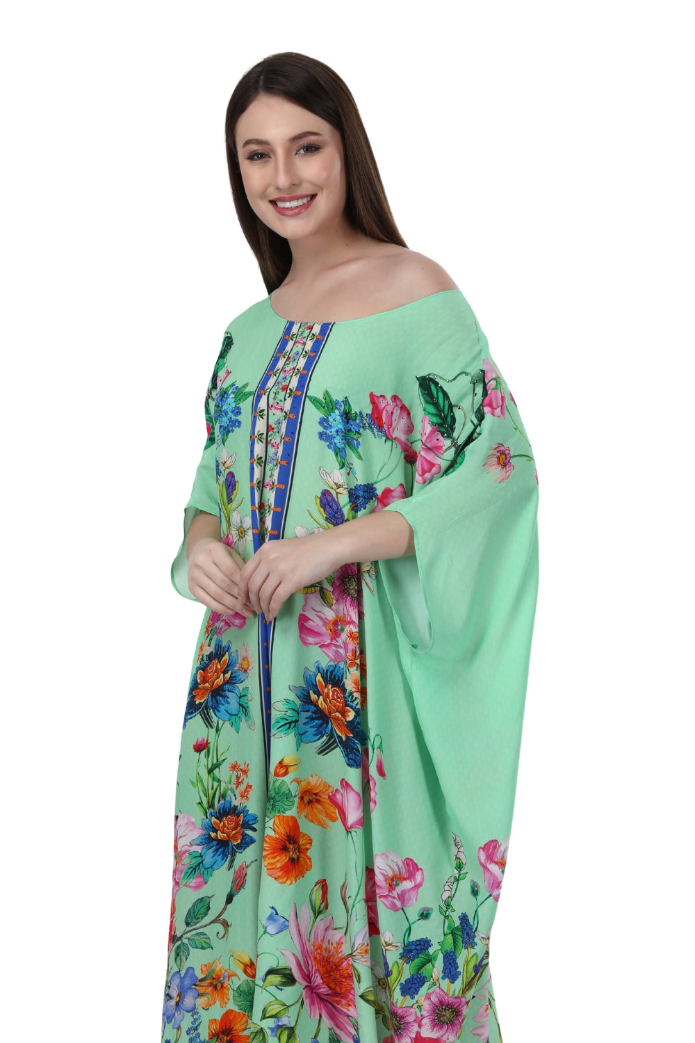 AMOUR GARDENIA - BOX KAFTAN - TheSwankStore