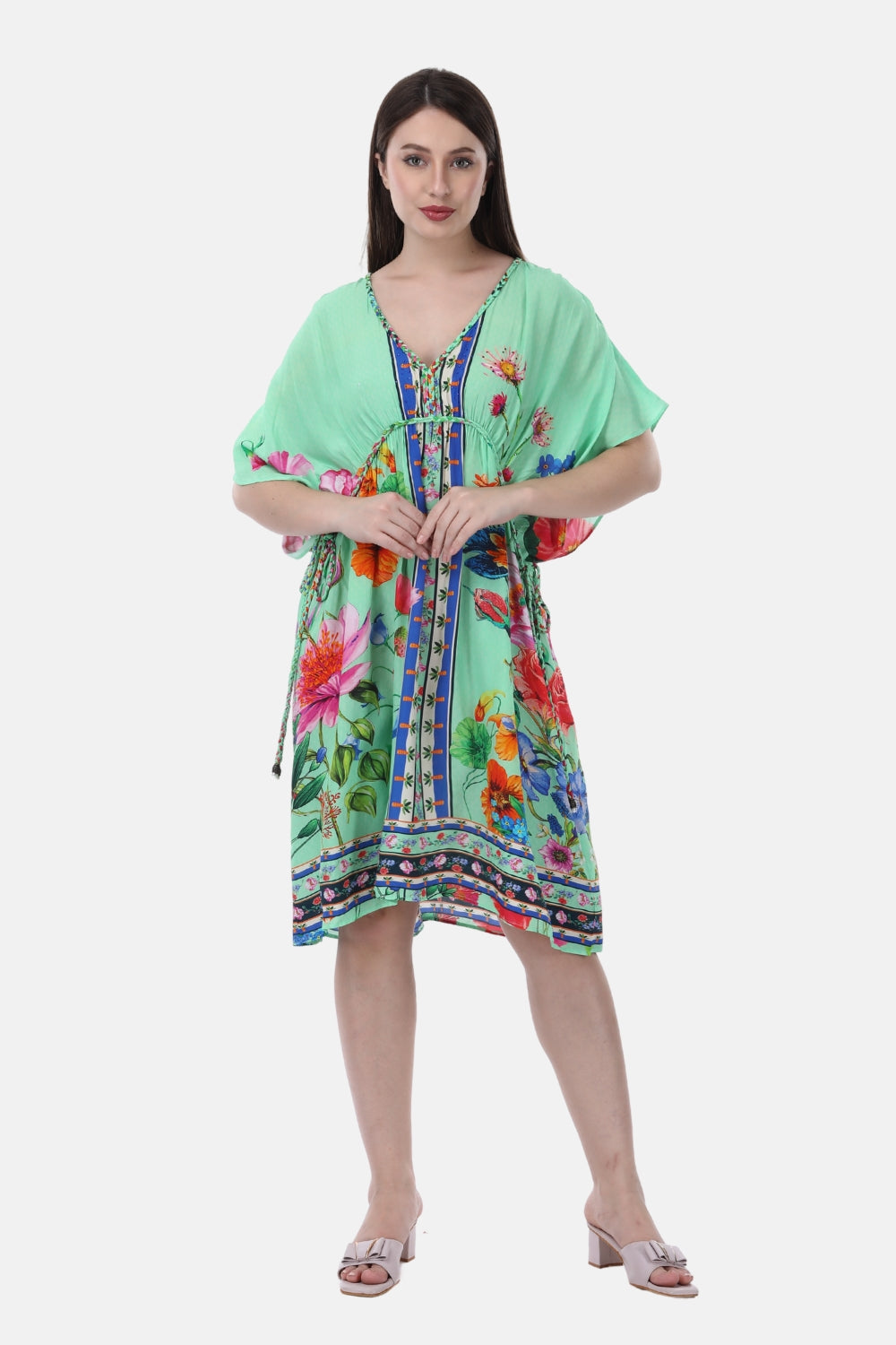 AMOUR GARDENIA - SHORT KAFTAN - TheSwankStore