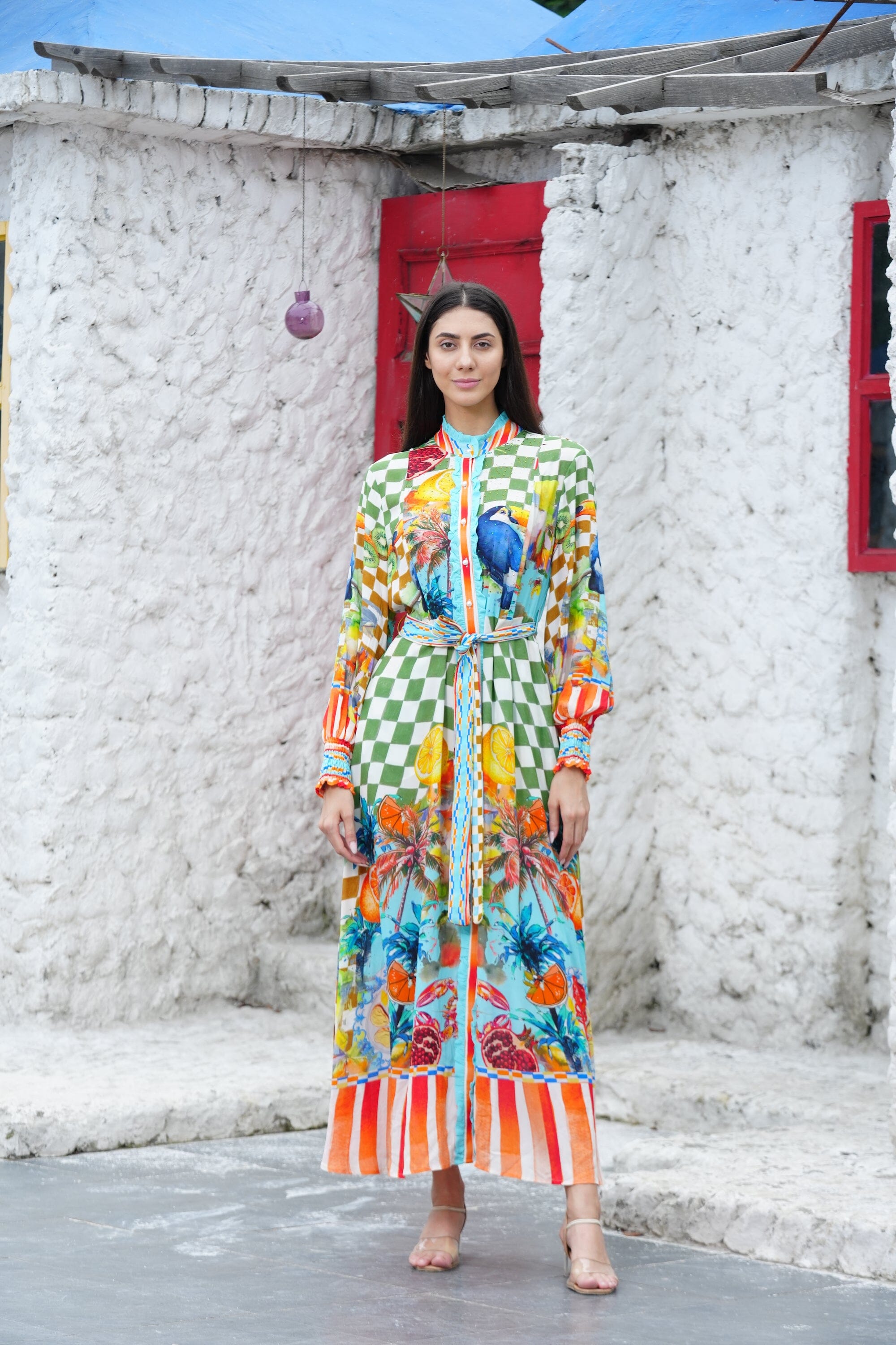 LUCCIANO - LONG FREYA DRESS - TheSwankStore