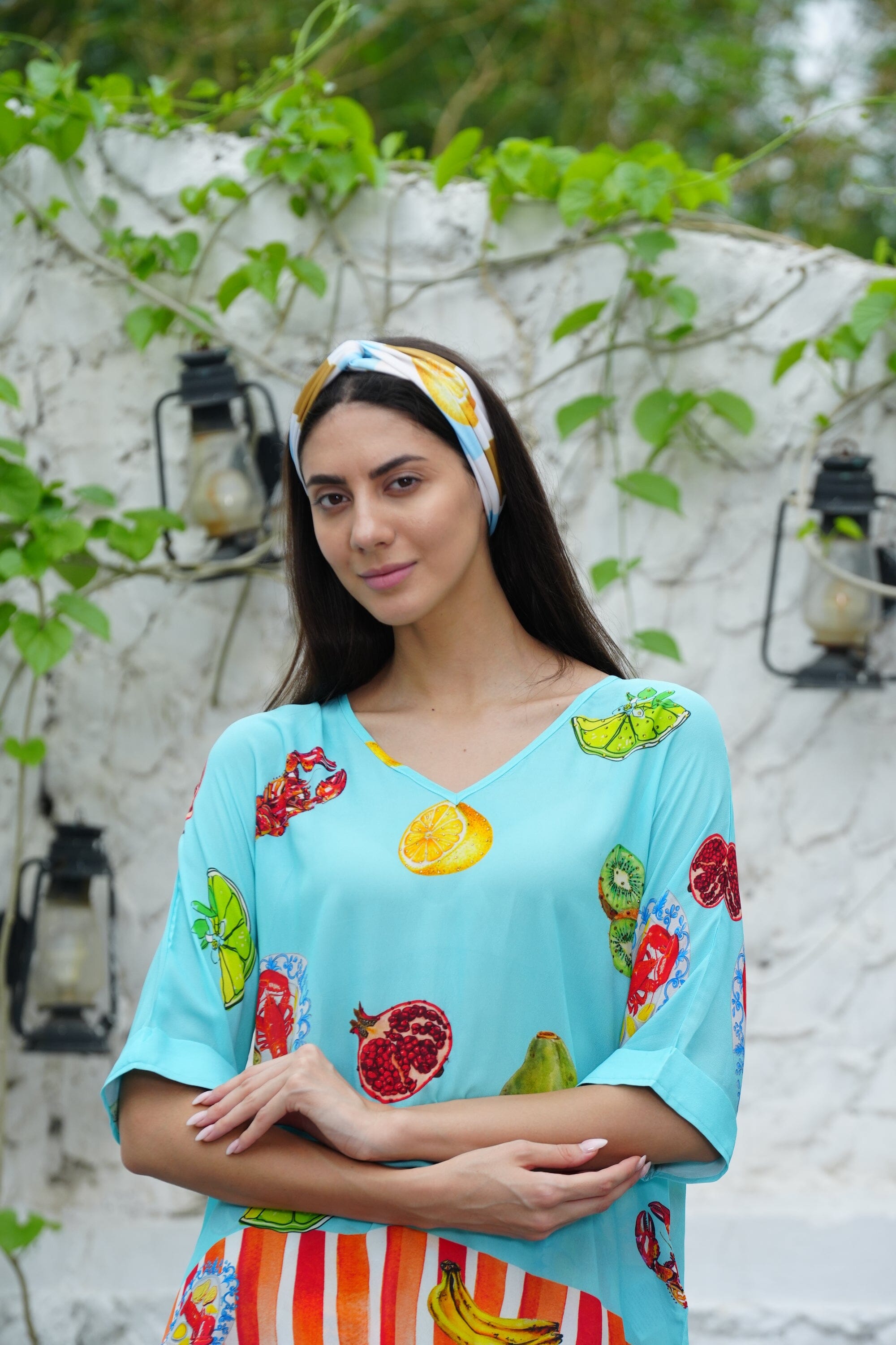 LUCCIANO - KAFTAN TOP (Shorter Style) - TheSwankStore