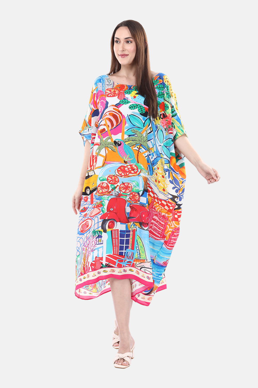ITALY COTTAGE-BOX KAFTAN - TheSwankStore
