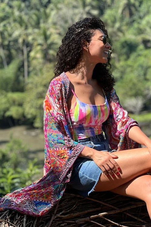 TUNISIA - KIMONO SHRUG LONG - TheSwankStore